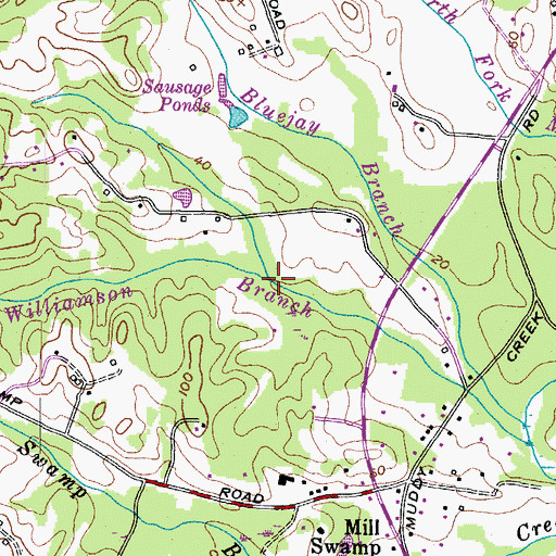 Topographic Map of Penny Run, MD