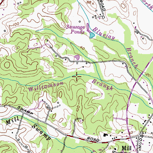 Topographic Map of Jessica Brook, MD