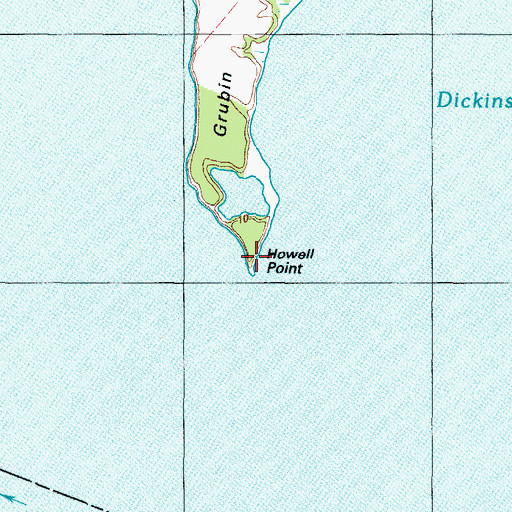 Topographic Map of Howell Point, MD