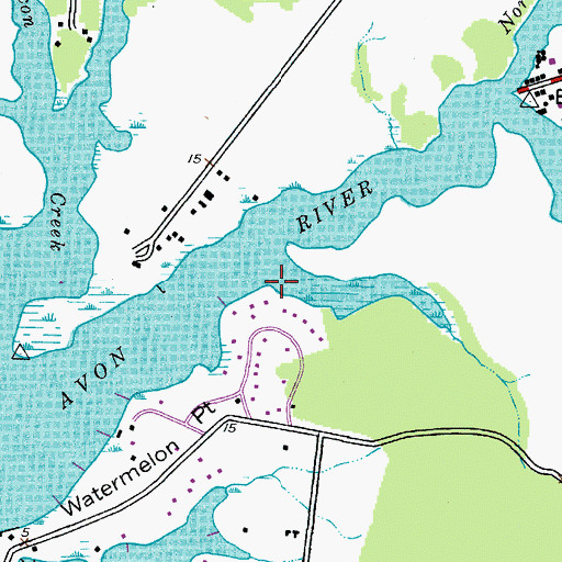 Topographic Map of Jacks Creek, MD