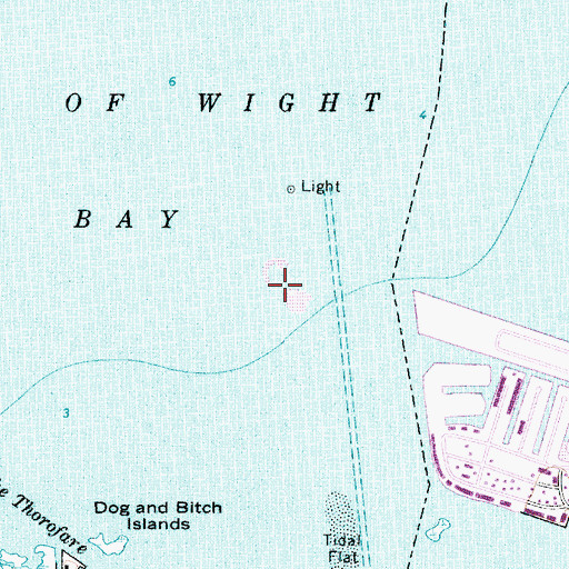 Topographic Map of Collier Island, MD