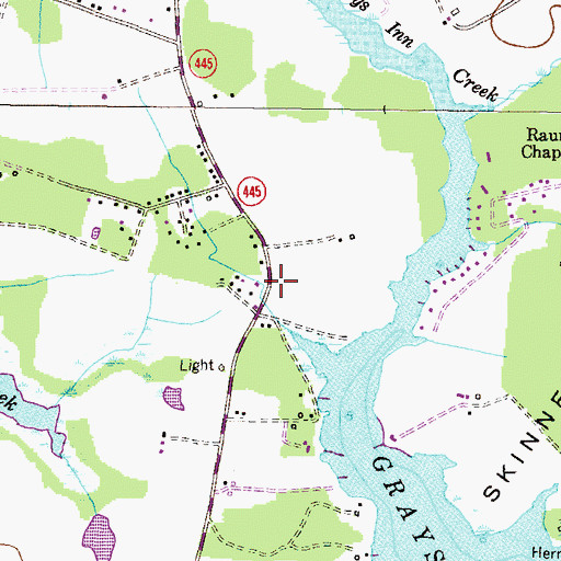 Topographic Map of New Yarmouth, MD