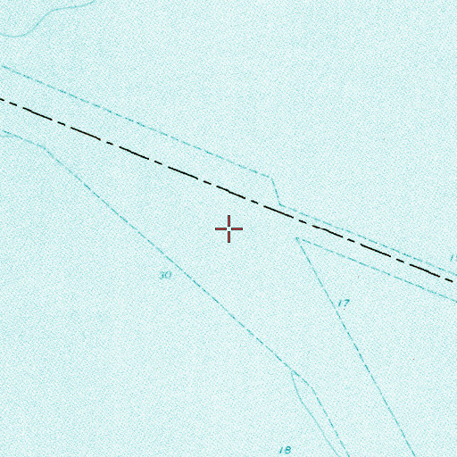 Topographic Map of Cutoff Channel, MD