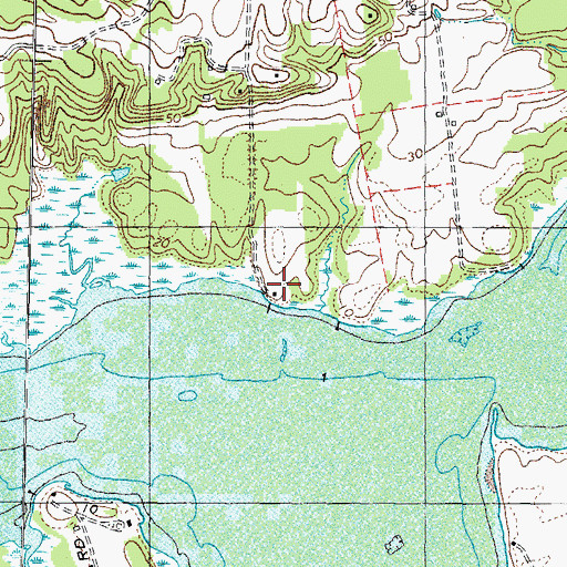 Topographic Map of Compton, MD