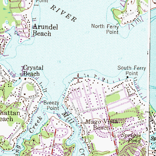 Topographic Map of Stony Point, MD