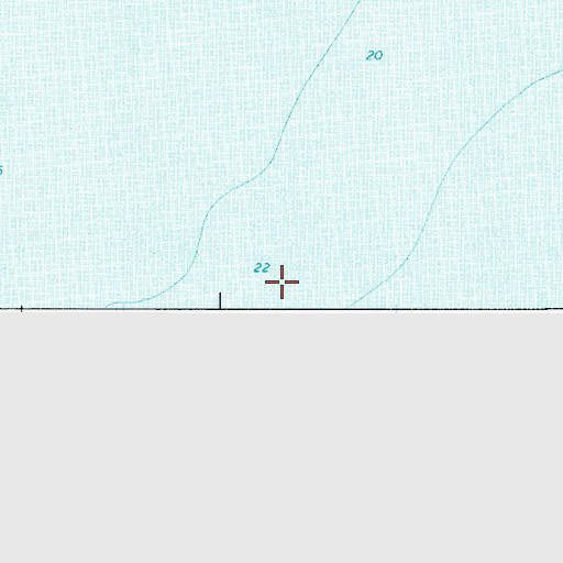 Topographic Map of Great Gull Bank, MD