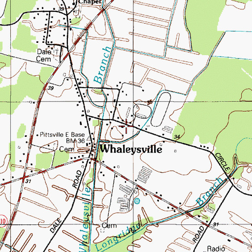 Topographic Map of Ukrainian Orthodox Trinity Church, MD