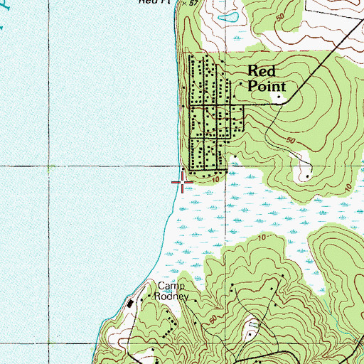 Topographic Map of Beaver Dam Fishery, MD