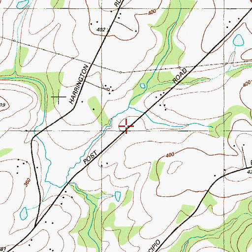 Topographic Map of Blacks School (historical), MD