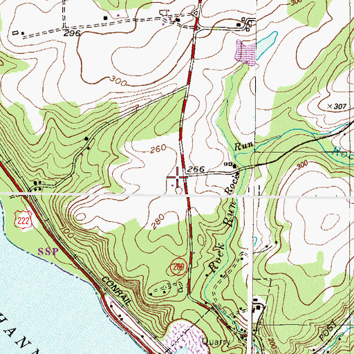Topographic Map of Cardiff, MD