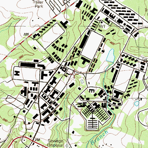Topographic Map of Chesapeake Job Corps Center, MD