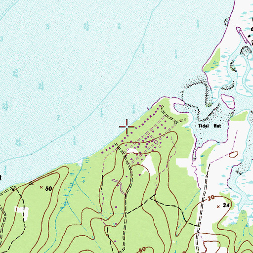 Topographic Map of Cranberry Fishery, MD