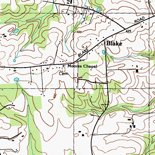 Topographic Map of Fairview School (historical), MD