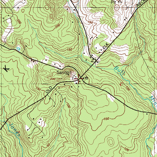 Topographic Map of Freedom School (historical), MD