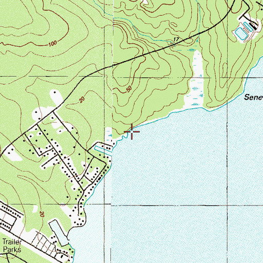 Topographic Map of Green Bank Fishery, MD