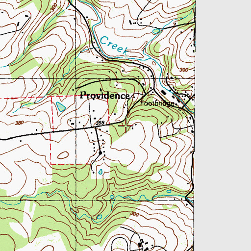 Topographic Map of Highpoint, MD