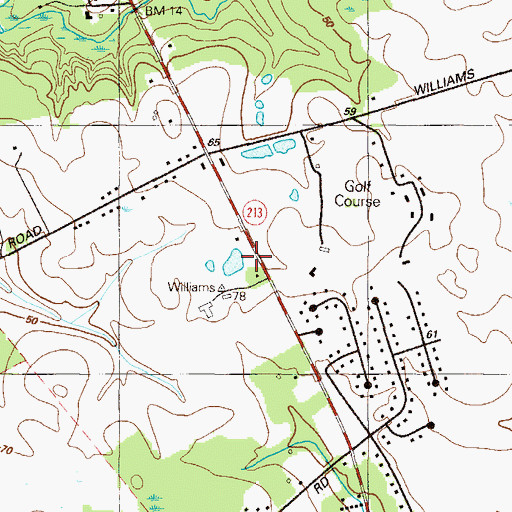 Topographic Map of Hill School (historical), MD