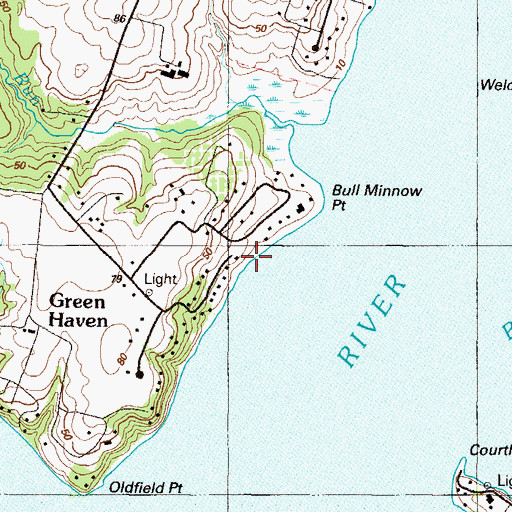 Topographic Map of Lords Fishery, MD