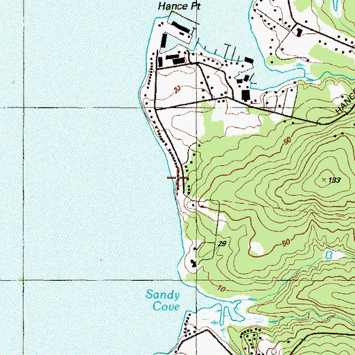 Topographic Map of Negro Swamp Fishery, MD