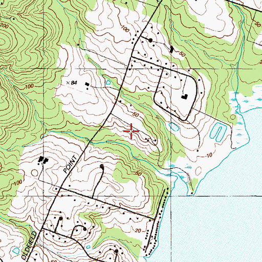 Topographic Map of Pembray, MD