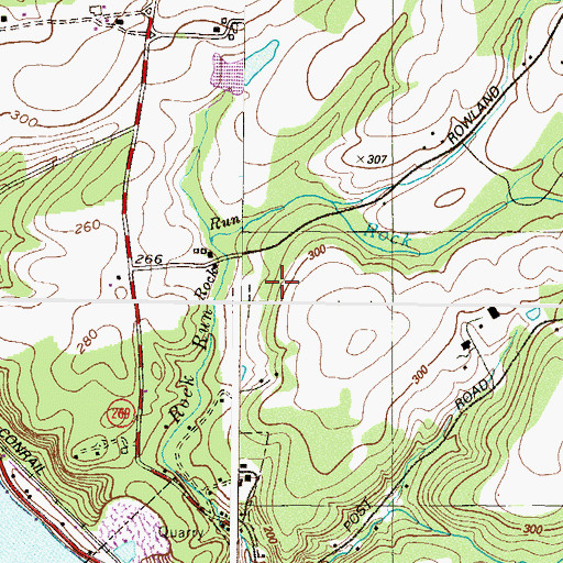 Topographic Map of Port Heights, MD