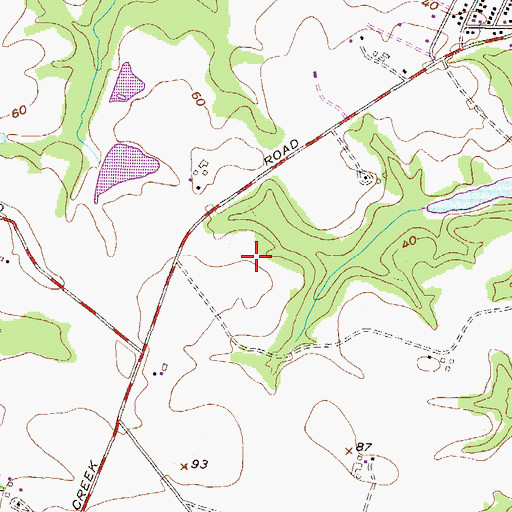 Topographic Map of Scotchmans Glen, MD