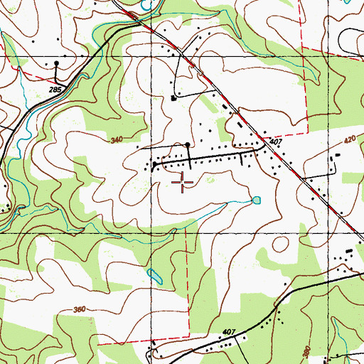Topographic Map of Shah Valley, MD