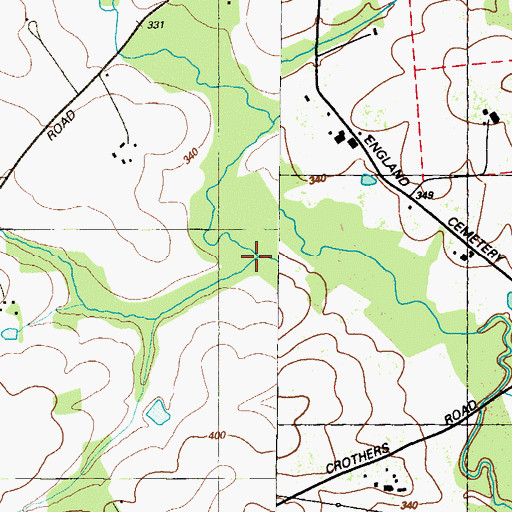 Topographic Map of Sharon Run, MD