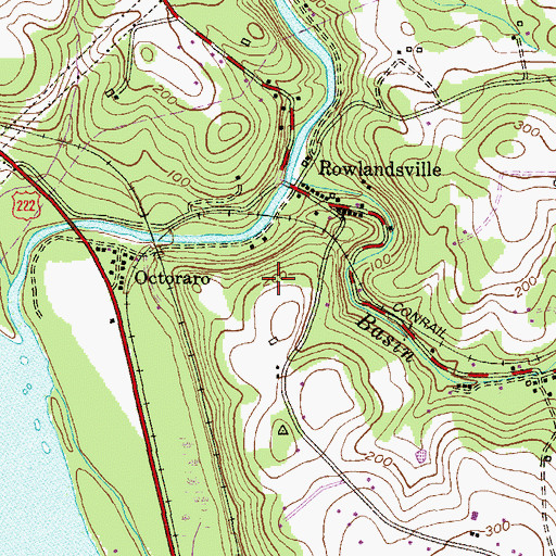 Topographic Map of Susquehanna State Park, MD