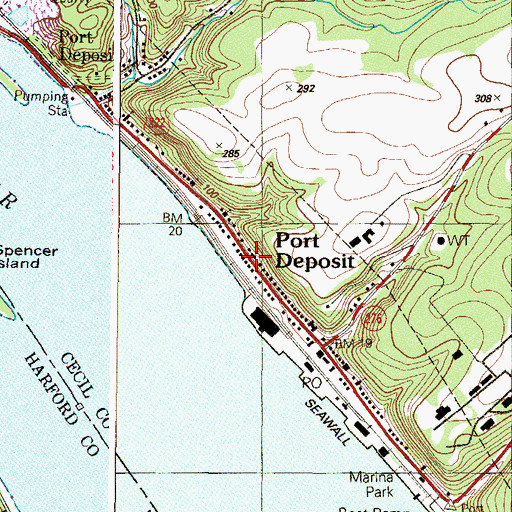 Topographic Map of Tome United Methodist Church, MD