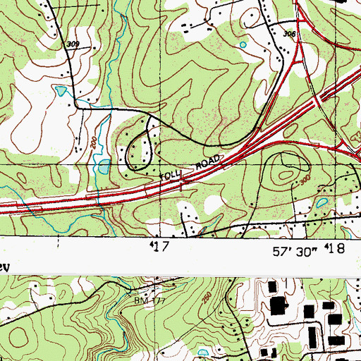Topographic Map of Union School (historical), MD