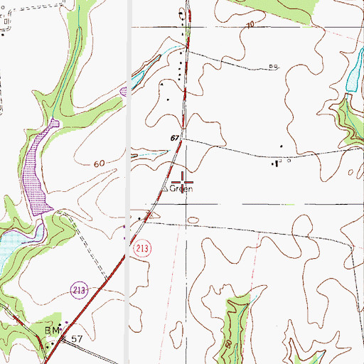Topographic Map of Zion United Methodist Church, MD