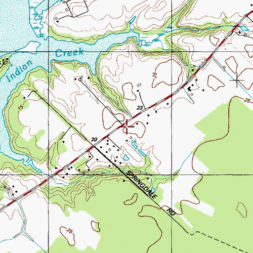 Topographic Map of Gluckheim (historical), MD