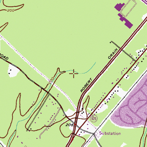 Topographic Map of Saint Charles, MD