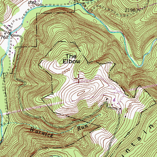 Topographic Map of The Elbow, MD