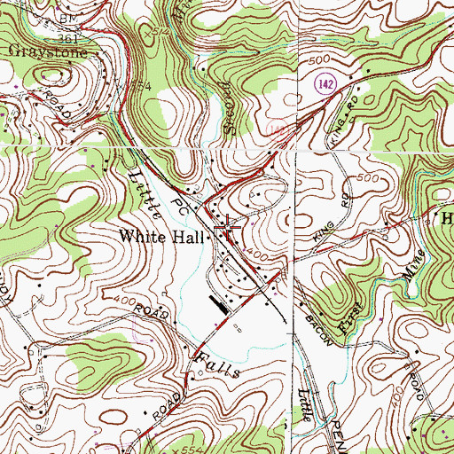 Topographic Map of White Hall, MD
