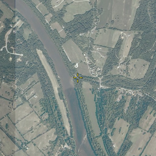 Aerial/Satellite Image of Antietam Creek, MD