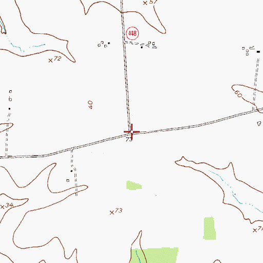 Topographic Map of Clevers Corner, MD