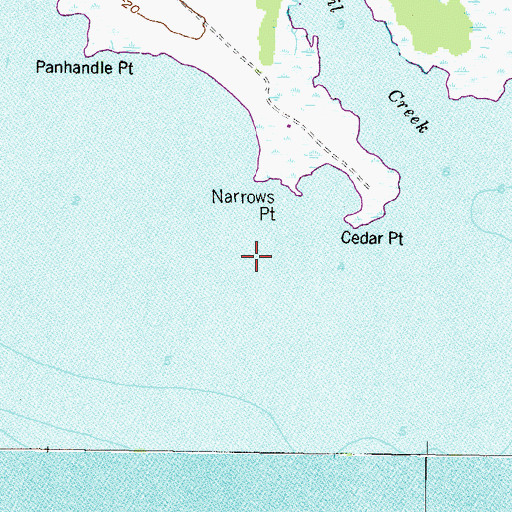 Topographic Map of Cockey Island (historical), MD