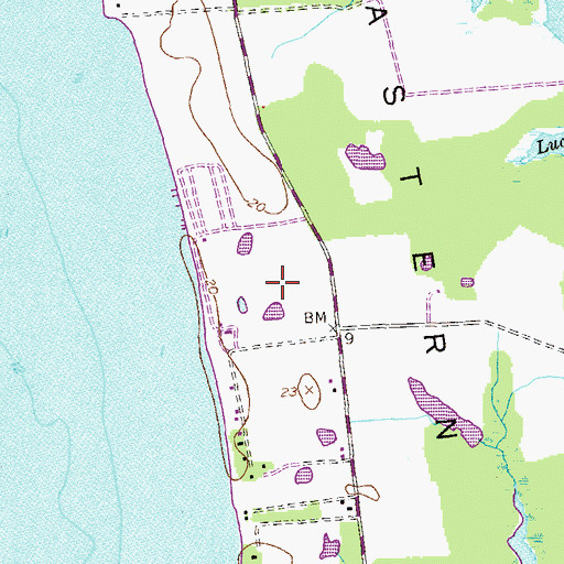 Topographic Map of Ellendale Campground, MD