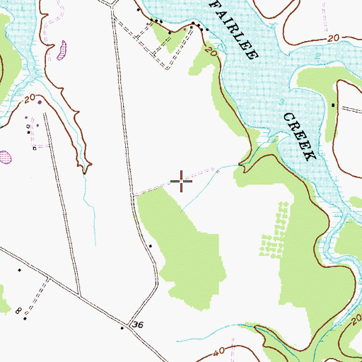 Topographic Map of Goose Hollow, MD