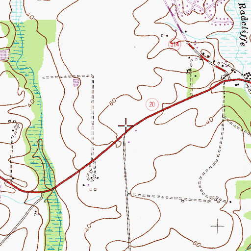 Topographic Map of Harrisburg (historical), MD
