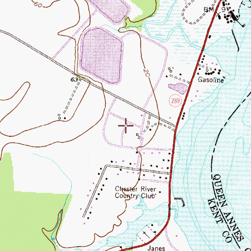 Topographic Map of Heather Heights, MD