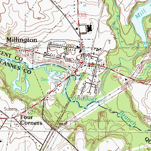 Topographic Map of Higman Mill (historical), MD