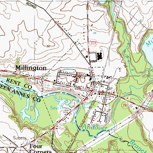 Topographic Map of Holiness Christian Church, MD