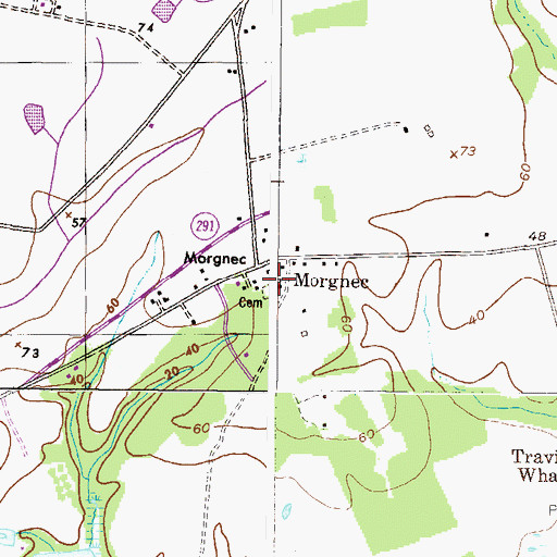 Topographic Map of Joshua Chapel United Methodist Church, MD