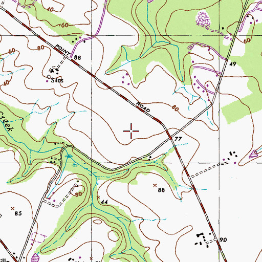 Topographic Map of Parson Hill, MD