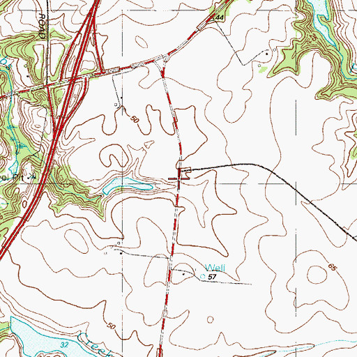 Topographic Map of School Number 1 (historical), MD