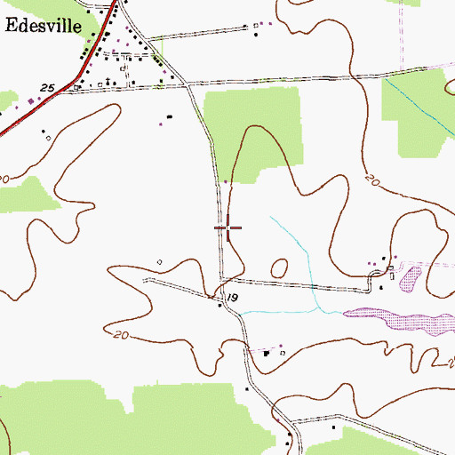 Topographic Map of School Number 2 (historical), MD