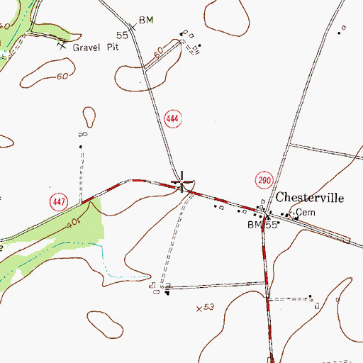 Topographic Map of School Number 5 (historical), MD
